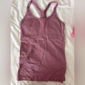 Lululemon purple ebb to street tank